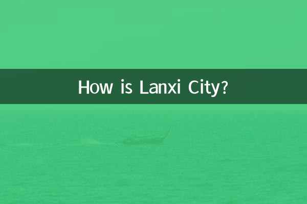 ¿Cómo es la ciudad de Lanxi?