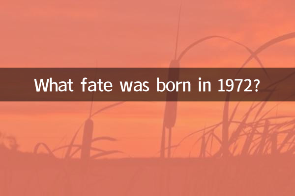 1972年生的是什麼命