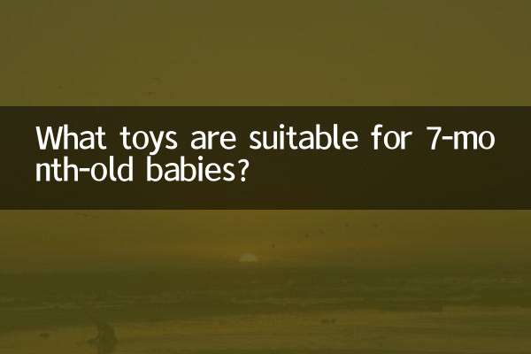 Quels jouets conviennent aux bébés de 7 mois ?