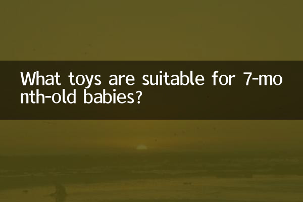 Quels jouets conviennent aux bébés de 7 mois ?