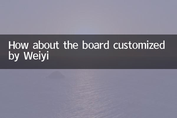 How about the board customized by Weiyi