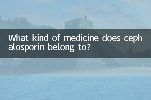 Que medicamento é cefalosporina