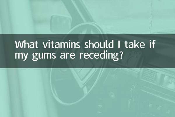 ¿Qué vitaminas debo tomar si tengo las encías retraídas?