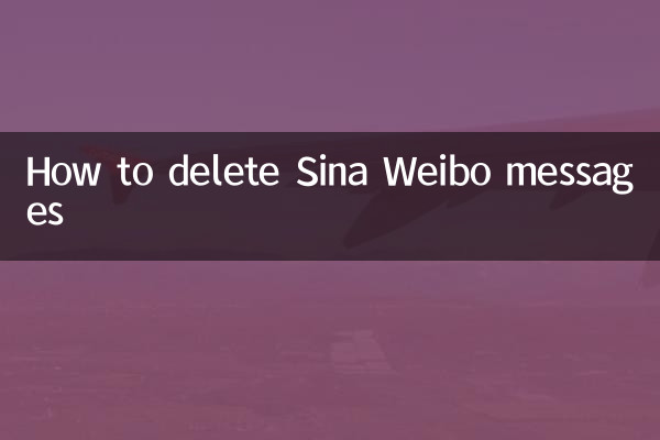 Come eliminare i messaggi Sina Weibo