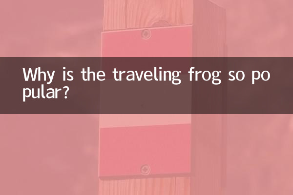 Why is the traveling frog so popular?