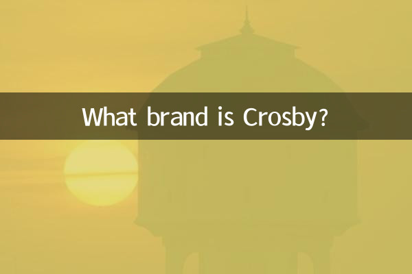 De quelle marque est Crosby ?