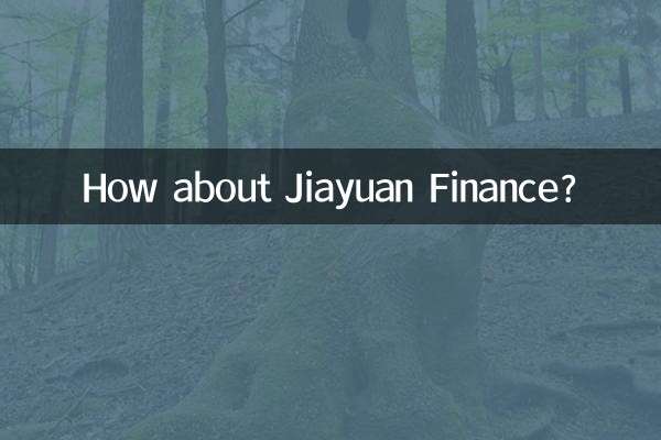 Qu’en est-il de Jiayuan Finance ?