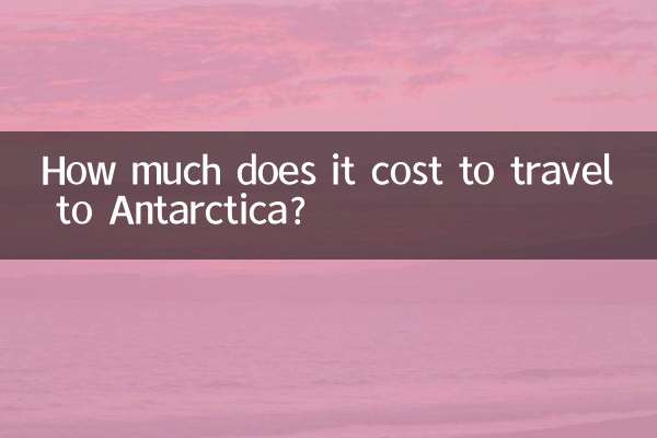 ¿Cuánto cuesta viajar a la Antártida?