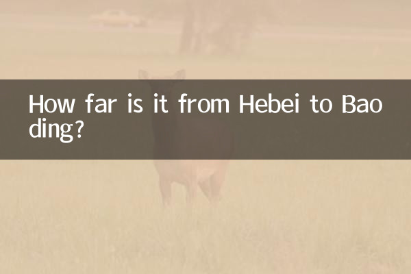 На каком расстоянии Хэбэй от Баодин?