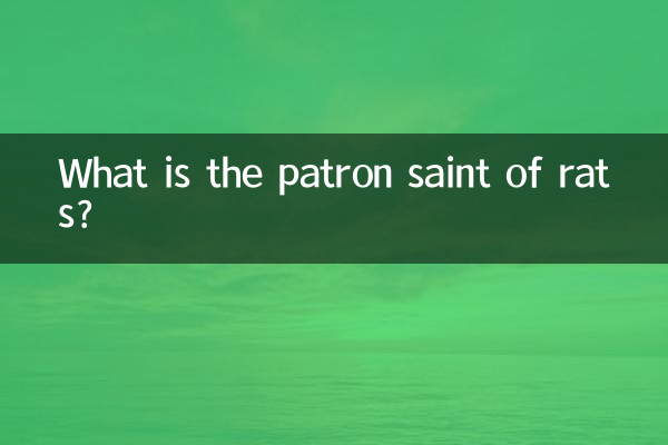 Was ist der Schutzpatron der Ratten?