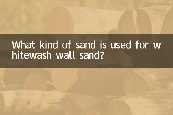 Welcher Sand wird zum Tünchen von Mauersand verwendet?