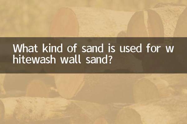 হোয়াইটওয়াশ দেয়াল বালির জন্য কি ধরনের বালি ব্যবহার করা হয়?