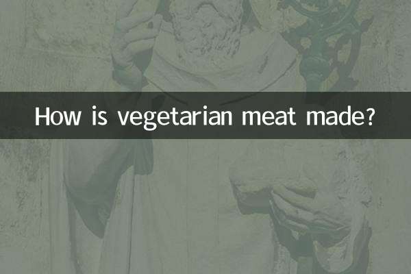 Como é feita a carne vegetariana?