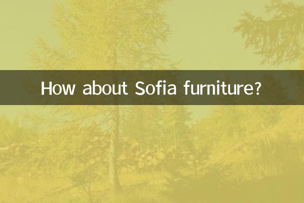 صوفیہ فرنیچر کے بارے میں کیا خیال ہے؟