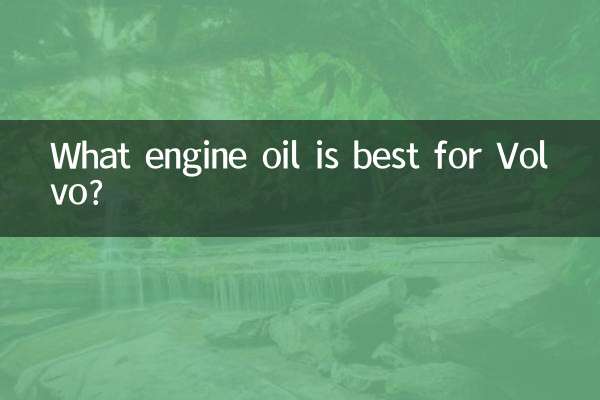 Quelle huile moteur est la meilleure pour Volvo ?