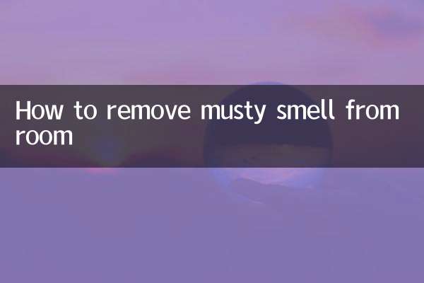کمرے سے مسٹی بو کو کیسے دور کریں