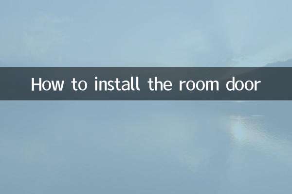 Como instalar a porta do quarto