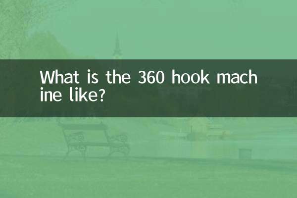 À quoi ressemble la machine à crochets 360 ?