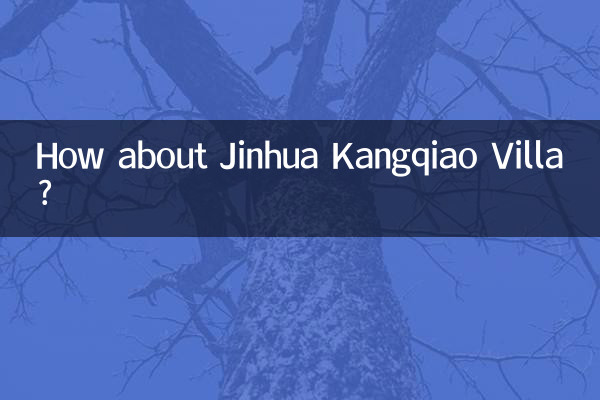 ¿Qué tal la Villa Jinhua Kangqiao?