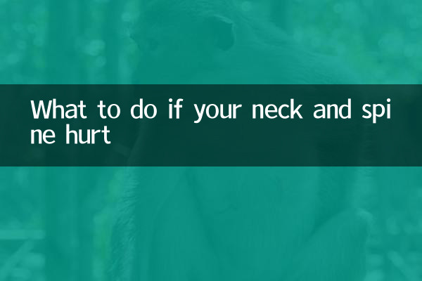 Was tun, wenn Nacken und Wirbelsäule schmerzen?