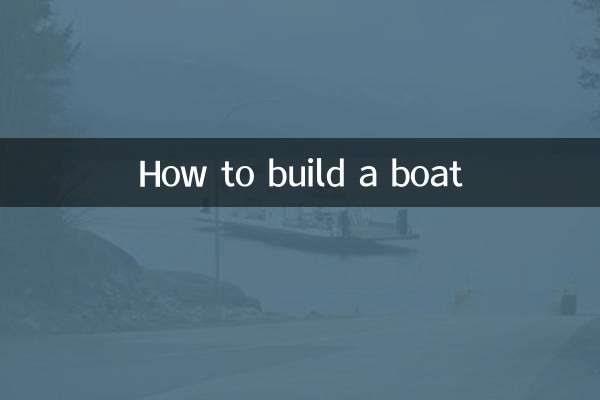 Cómo construir un barco