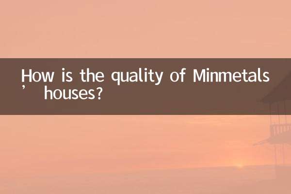 ¿Cómo es la calidad de las casas de Minmetals?