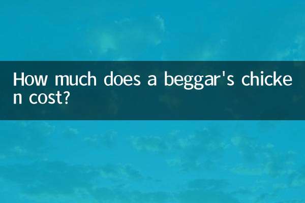 Quanto costa il pollo del mendicante?