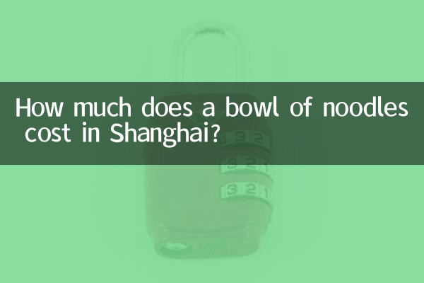 সাংহাইতে এক বাটি নুডলসের দাম কত?