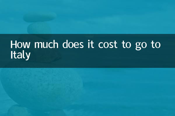 Combien ça coûte d'aller en Italie