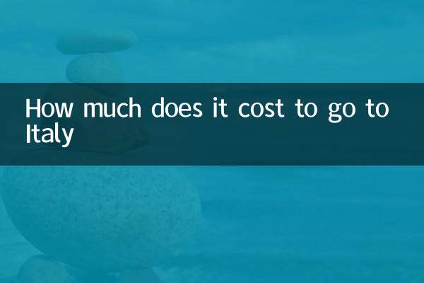 Combien ça coûte d'aller en Italie