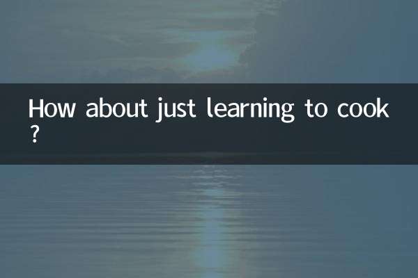 Que tal aprender a cozinhar?