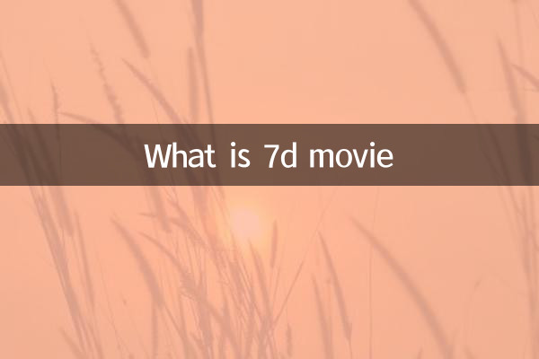 ¿Qué es la película 7d?