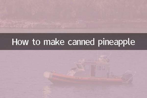 How to make canned pineapple