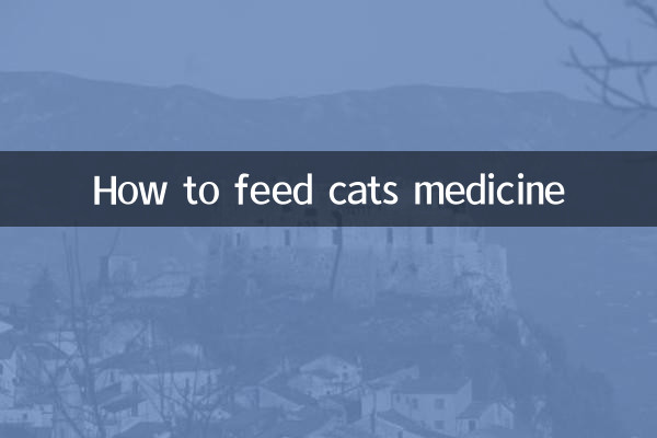 نحوه تغذیه گربه ها با دارو