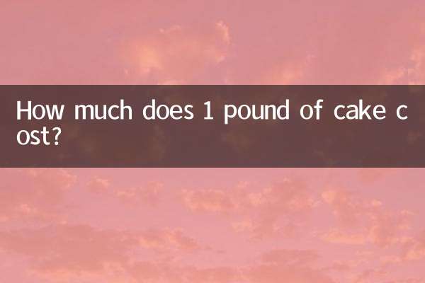 قیمت 1 پوند کیک چقدر است؟