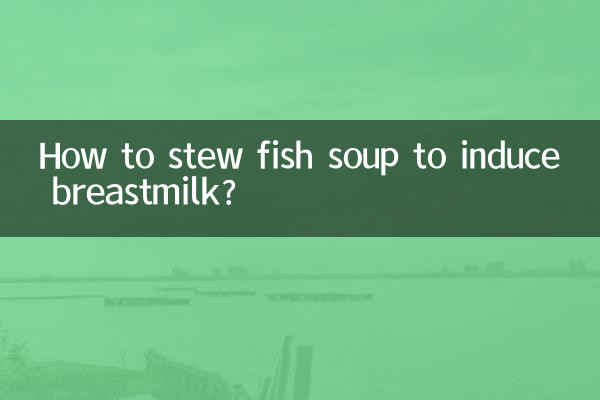 怎么炖鱼汤下奶