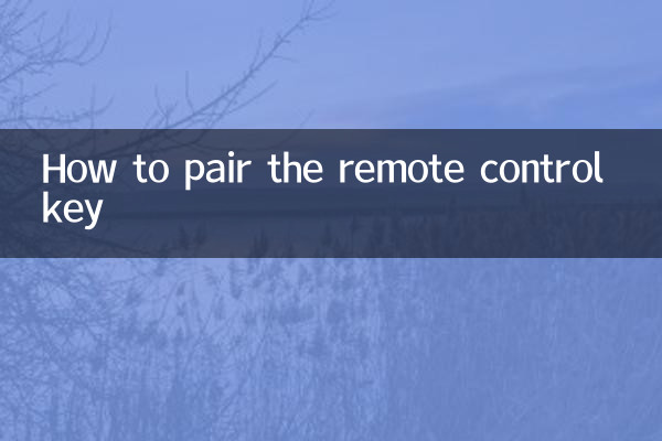 ریموٹ کنٹرول کی کلید کو جوڑا بنانے کا طریقہ