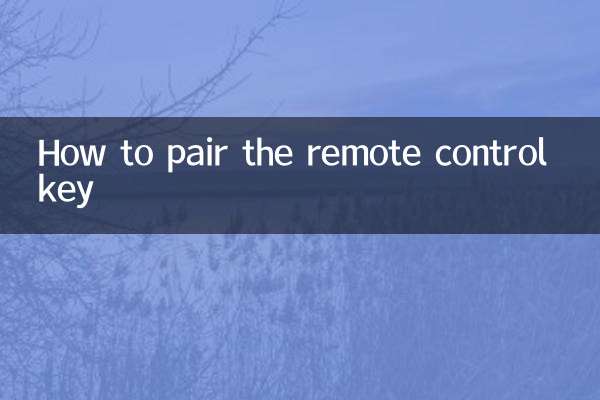 ریموٹ کنٹرول کی کلید کو جوڑا بنانے کا طریقہ