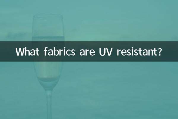 Quais tecidos são resistentes aos raios UV?