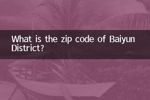 Qual é o código postal do distrito de Baiyun?