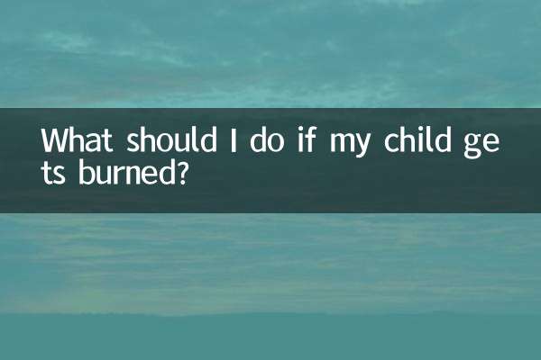 孩子燙傷了怎麼辦