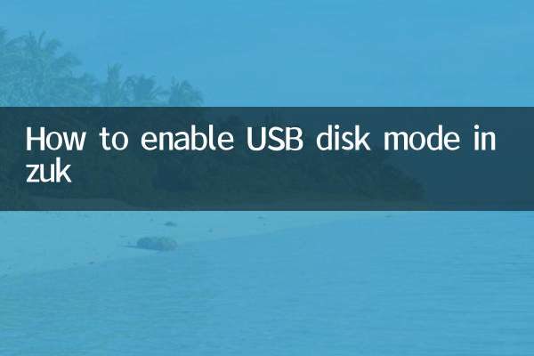 So aktivieren Sie den USB-Festplattenmodus in Zuk