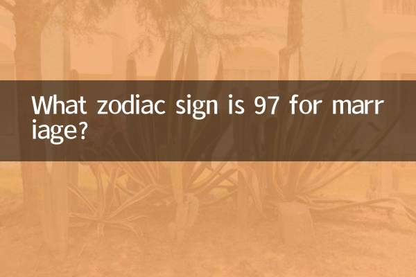 Qual signo do zodíaco é 97 para casamento?