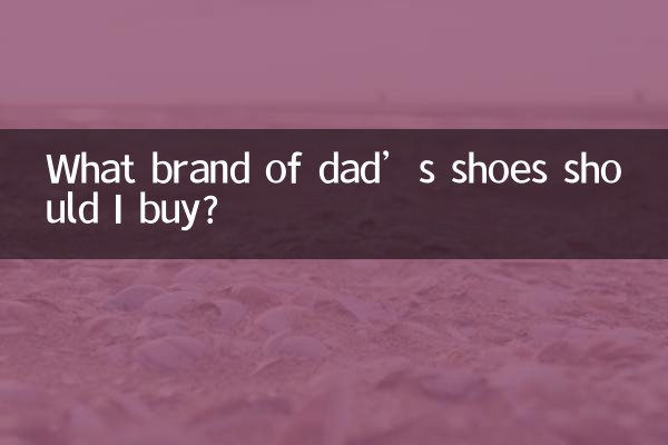 Que marca de sapatos do pai devo comprar?