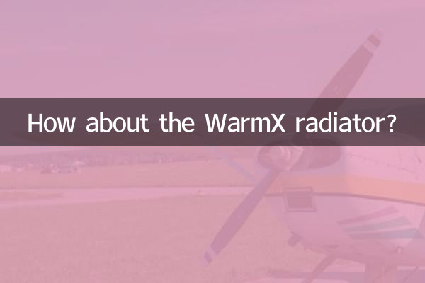 WarmX 라디에이터는 어떻습니까?