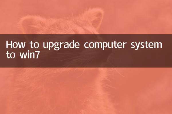 電腦系統怎麼升級win7