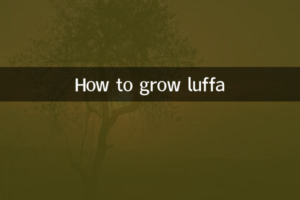 Как вырастить люффу