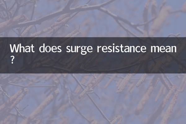サージ耐性とはどういう意味ですか?