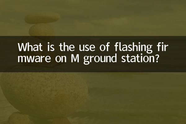 A cosa serve il firmware flashing sulla stazione di terra M?