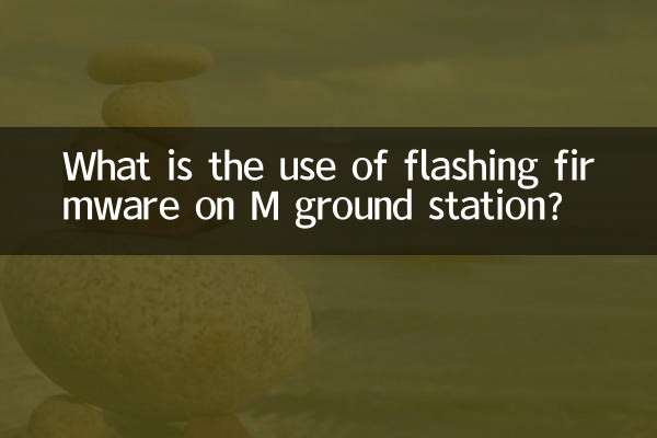 A cosa serve il firmware flashing sulla stazione di terra M?